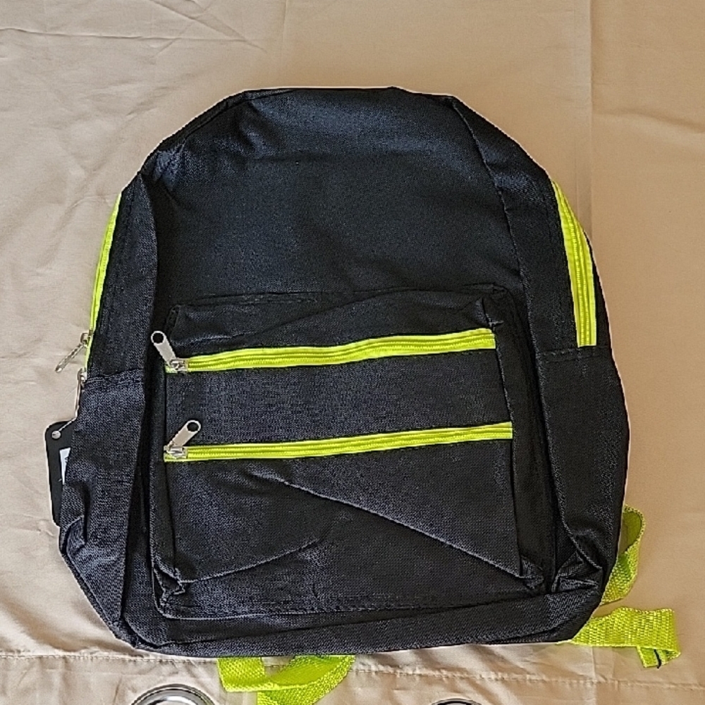 Black and Yellow Men's Backpack